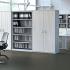 Armoire en métal à rideaux ou portes battante mélaminé, gamme Molina haute - France Bureau